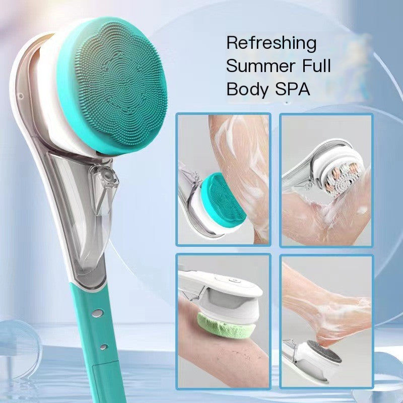 Electric Bath Brush with Long Handle for Home Use