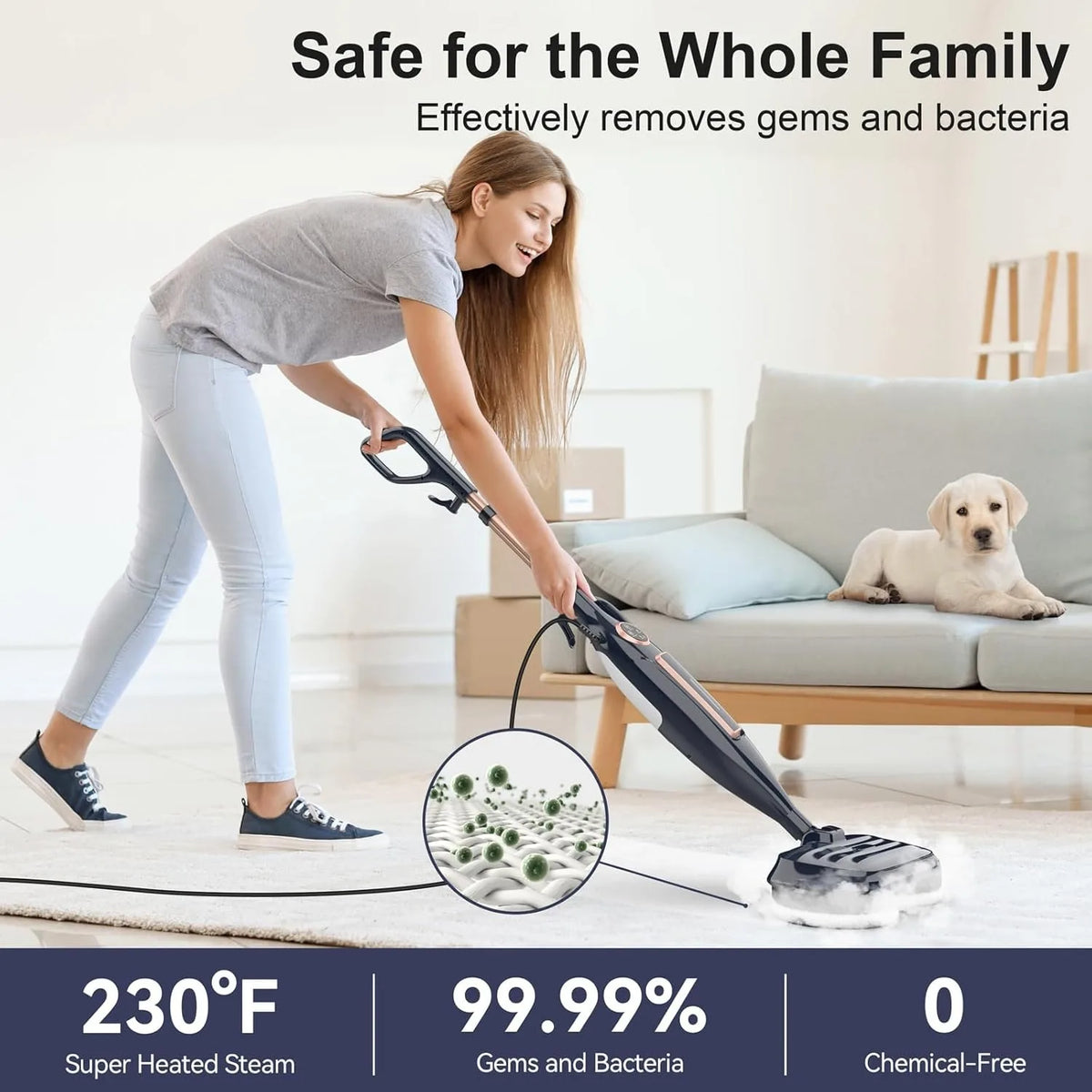 Smart and easy-to-use mop