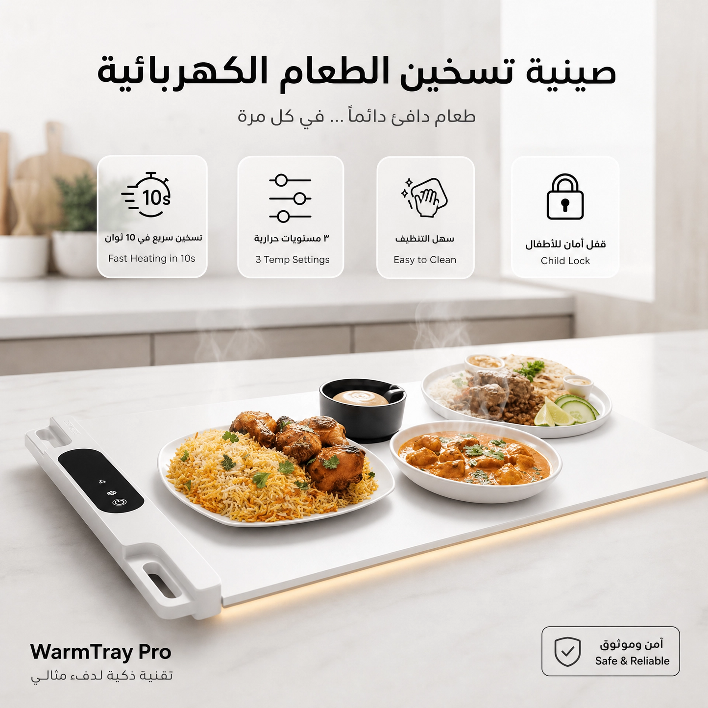 صينية تسخين الطعام