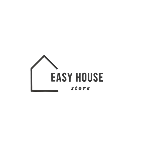 Logo of Easy House Store with a minimalist design on a white background